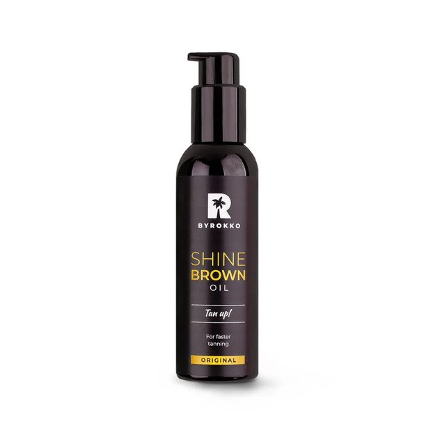 BYROKKO SHINE BROWN OIL įdegį skatinantis aliejus