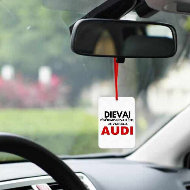 Automobilio gaiviklis DIEVAI PĖSČIOMIS NEVAIKŠTO JIE VAIRUOJA AUDI (MARKĘ GALIMA RINKTIS)