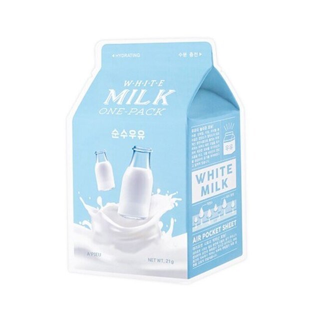 A'pieu drėkinanti laktinė veido kaukė "White Milk"