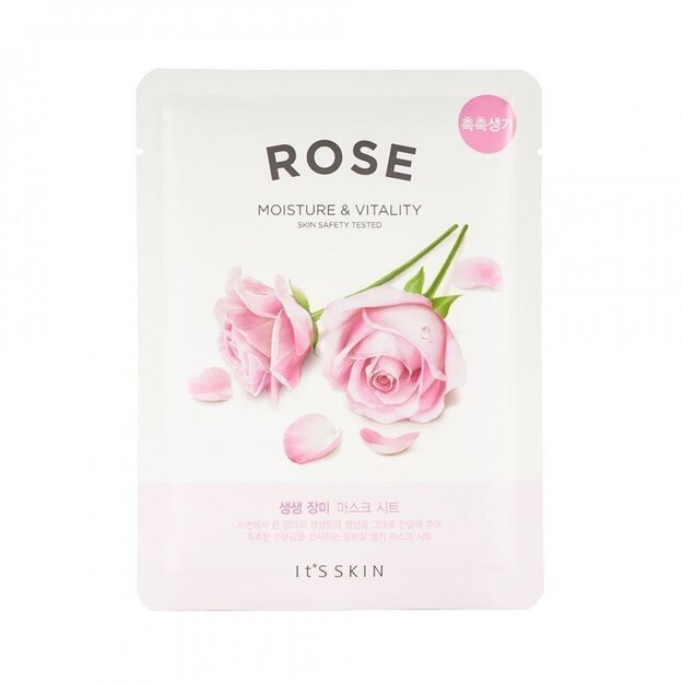 It's Skin drėkinanti lakštinė veido kaukė "Rose"